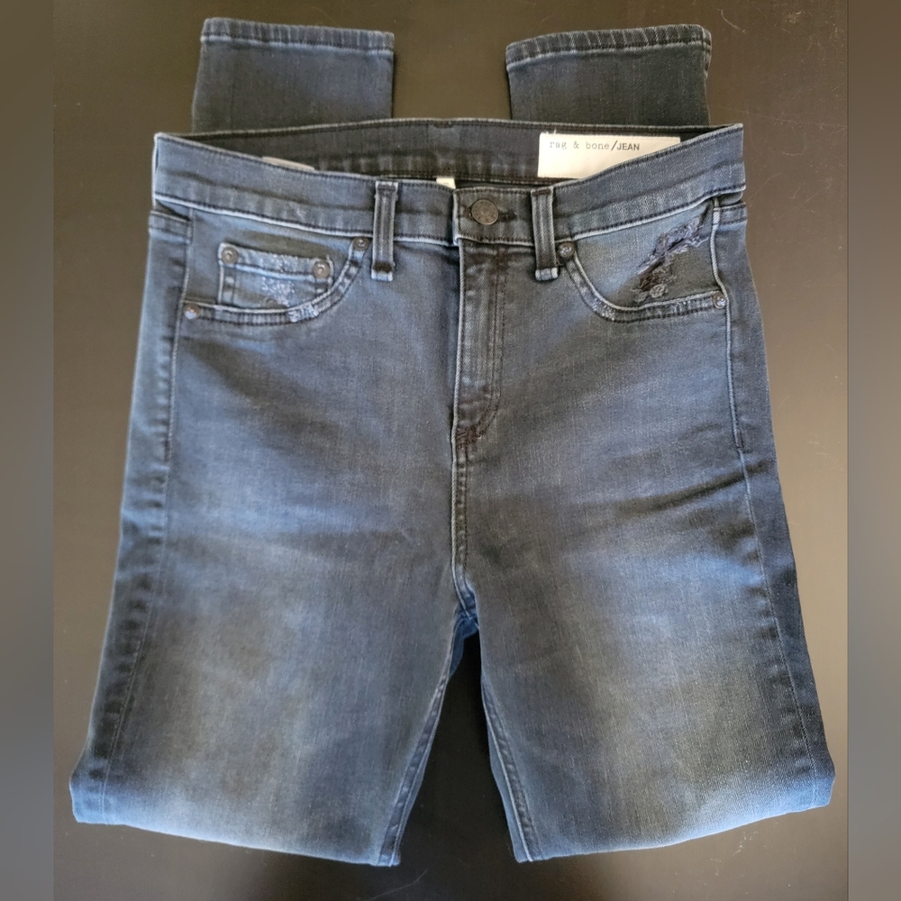Rag & Bone Mid-Rise Skinny Leg Jeans - Picture 7 of 13